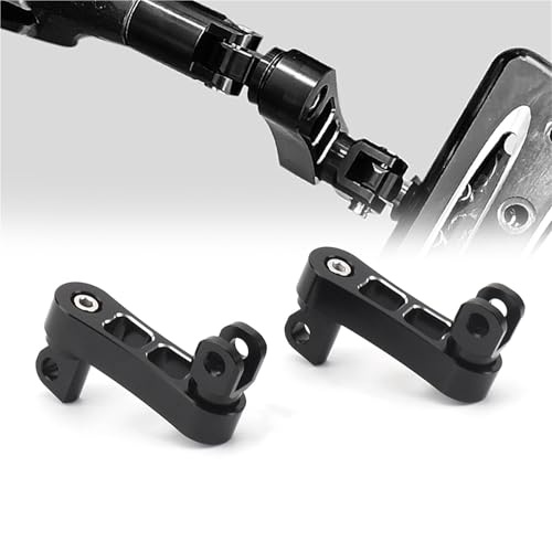 Extension de pédale passager Harley Sportster XL883 XL1200 en aluminium argent et noir