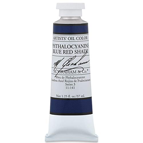 M. Graham & Co. GRM-11-141 Oil Paint, Phthalocyanine Blue Red Shade
