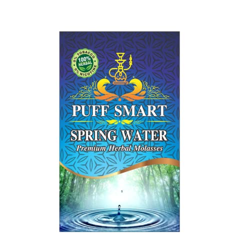 PUFF SMART Premium Herbal Flavor Pan Ras, Brain-o-Freeze, Mint, Spring Water, Misbah, Comm. Combo (Pack Of 6) (100% Nicotine and Tobacco Free)