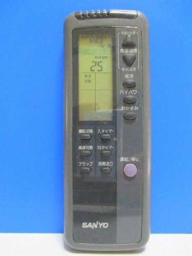 Amazon.co.jp: サンヨー エアコンリモコン RCS-WR3B(K) : ホーム＆キッチン