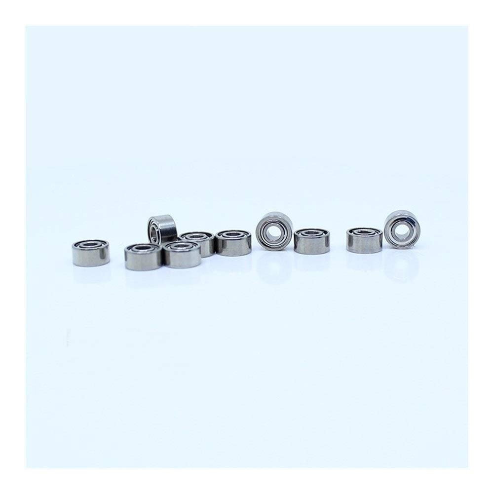 KNIUWMBMH Power Transmission Products MR52 ZZ ABEC-1 2X5X2.5mm Miniature Bearings Bearing MR52ZZ Ball Bearings