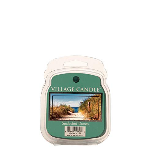 Village Candle Secluded Dunes, Wax Melt Scented Wax Melt, 2.2 oz, Green