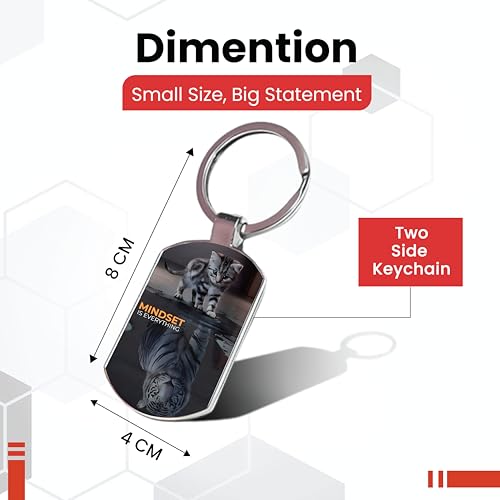 Image of Premium Printed Metal Keychain for Men & Women | High-Definition Artwork Print | Durable Key Ring for Car, Bike, Home & Office Keys | Stylish Decorative Key Holder Gift