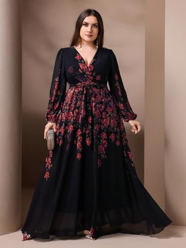 Image of TOLEEN Women's Plus Size Sequin Dress Luxurious Style Formal Cocktail Evening Party Maxi Dresses