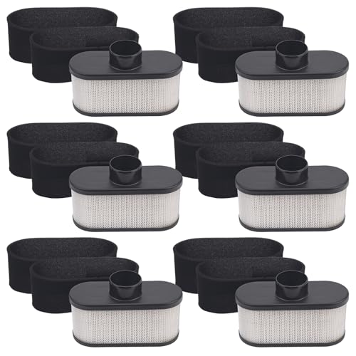 WDKTBM 6 Pack 11013-0752 Air Filter Compatible with Kawasaki FR691V FR651V FR730V FS481V FS541V FS600V FS651V FS691V FS730V 4-Cycle Engine Cleaner Lawn Mower Replace 11013-7046 11013-7047