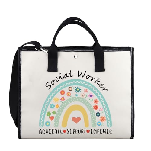 XYANFA Social Worker Tote Bag Social Worker Appreciation Gifts Counselor Msw Graduation Gift Lmsw Tote Bag