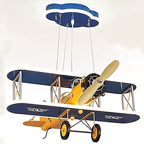 Flugzeug-Pendelleuchte, Kinder-Deckenleuchte, Dimmbare LED-Deckenleuchte,...