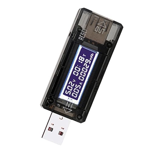 Probador de bateria USB medidor de voltaje y capacidad actual para banco de energia