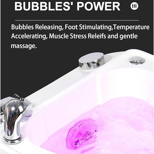 Bañera Multifuncional para Pies 30L con Masaje y Luz miniatura 4