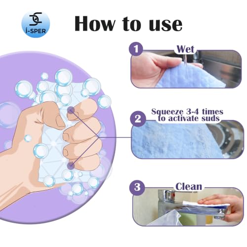 Image of 24 Pack Scouring Scrub Pad Singles with Foam | Multi-Surface | Non-Scratch