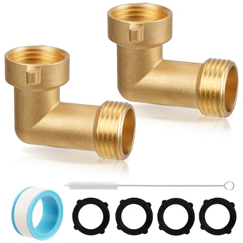 Caravista Garden Hose Elbow - RV 90 Degree Elbow Connector - 3/4