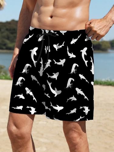 Generic Men's Quick Dry Swim Trunks 7"" Swimsuits with Compression Mesh Liner Beach Bathing Suits Swimming Board Shorts4