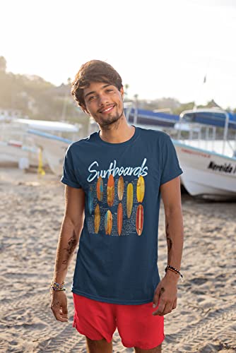 T-shirt planches de surf à travers le temps pour passionné