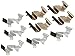 Carlson P1304 Rear Disc Brake Hardware Kit