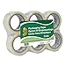 Duck Commercial Grade Packaging Tape, 2 inch x 2, 1.88 inch x 110 yds, Clear, 3 inch Core, 6/Pack