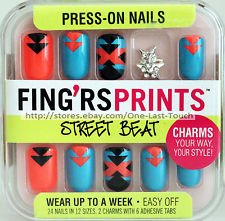 Fingrs Prints Street Beat Wrap Star Press-on Nails (Pack of 2)