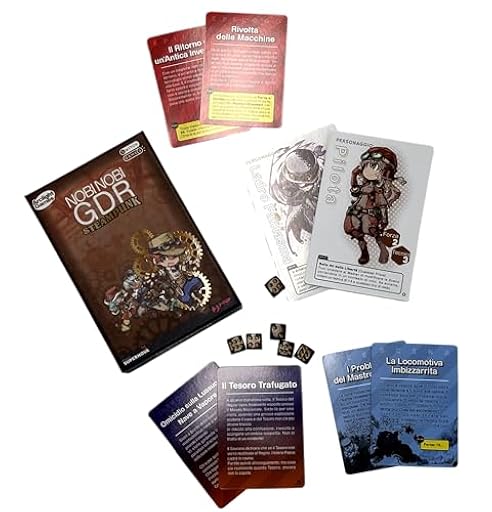 Studio Supernova - Nobi Nobi GDR Steampunk - Juego de rol de Mesa para Principiantes y no Principiantes, 1-5 Jugadores, 10 +, edición en Italiano | Ya disponible en tu tienda friki favorita! En mundofriki.es!