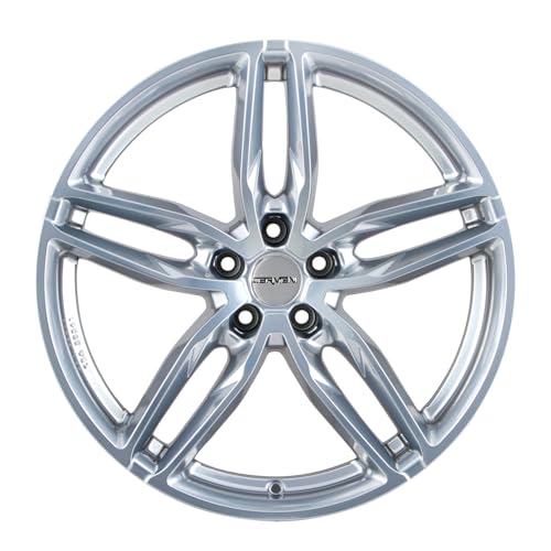 4x Carmani alloy rims 13 Twinmax 8.0x18 ET35 5x114.3 white silver