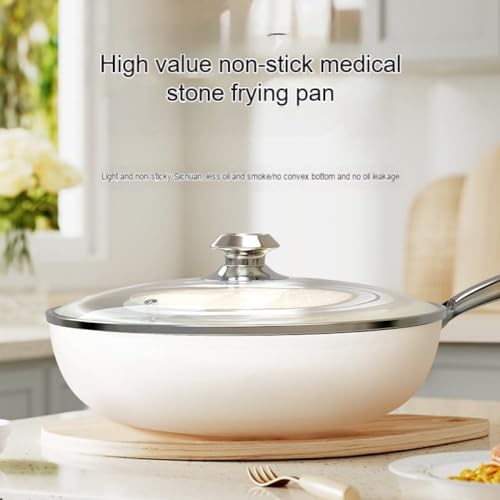 Wok antiadherente Medical Stone 30cm con tapa miniatura 4