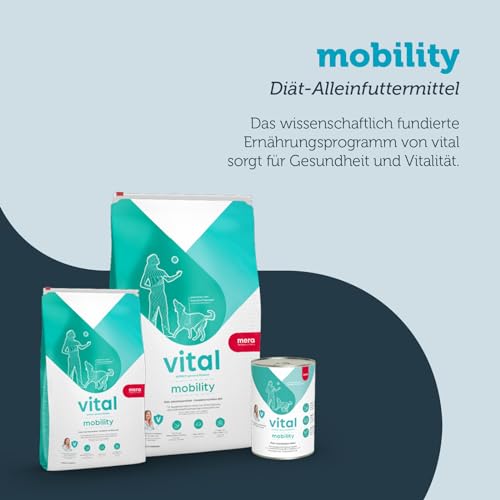 MERAVITAL Mobility (6x400g), Hundefutter nass, entzündungshemmendes Nassfutter für Hunde zur Unterstützung der Gelenkgesundheit
