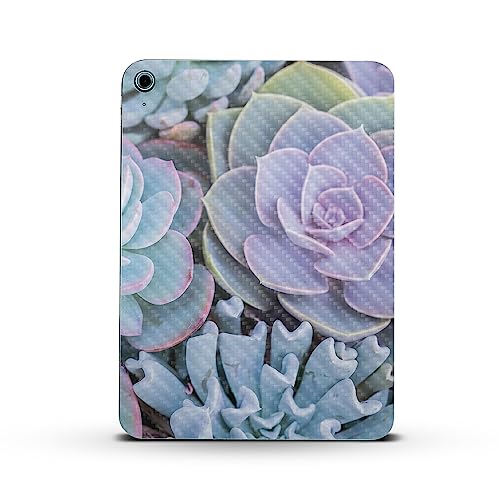 Image of MightySkins Carbon Fiber Skin Compatible with Apple iPad 10.9 inch 10th Gen (2022) Full Wrap Kit - Succulent | Protective, Durable Textured Carbon Fiber Finish | Easy to Apply | Made in The USA