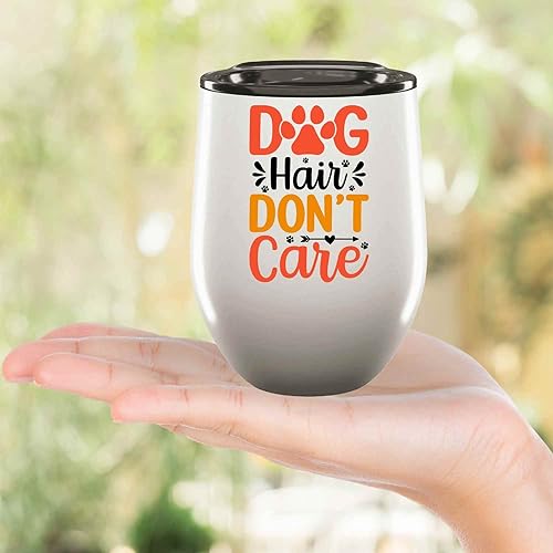 Generic Funny Gift Dog Lover'S Gift With A Dash Of Humor - Funny Quote For Dog Mom, Dad And Everyone, On 12Oz Wine Tumbler Cup thumb #4