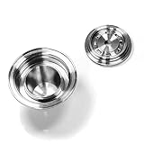 ATIN Convertidor de cápsulas de filtro de acero inoxidable para adaptador Nespresso Vertuo Capsule