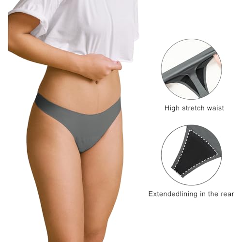 Image of SHARICCA Women Postpartum Period Thongs 4 Layers Leakproof Underwear Panties for Teen Ladies 3 Pack, XL, 3P11,new