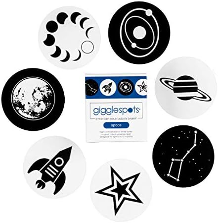 Gigglespots: Black and White Baby Flashcards (Cards for Babies, Space)