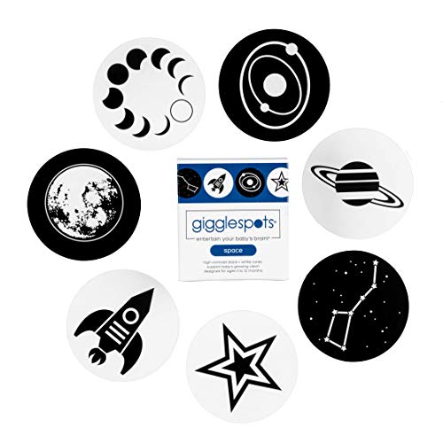 Gigglespots: Black and White Baby Flashcards (Cards for Babies, Space)