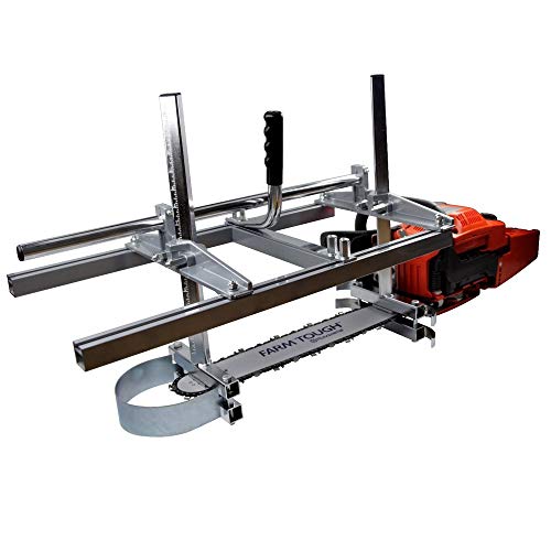 YEEZUGO 36" Portable Chainsaw Mill Planking Milling for Saw Bar Size 14" to 36" Wood Cutting Slabbing Lumber Planks