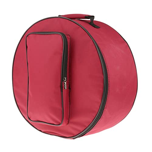 TTETTZ Mochila/Bolsa de Ombro Compacta Vermelha em Tecido Oxford para Caixa de Bateria