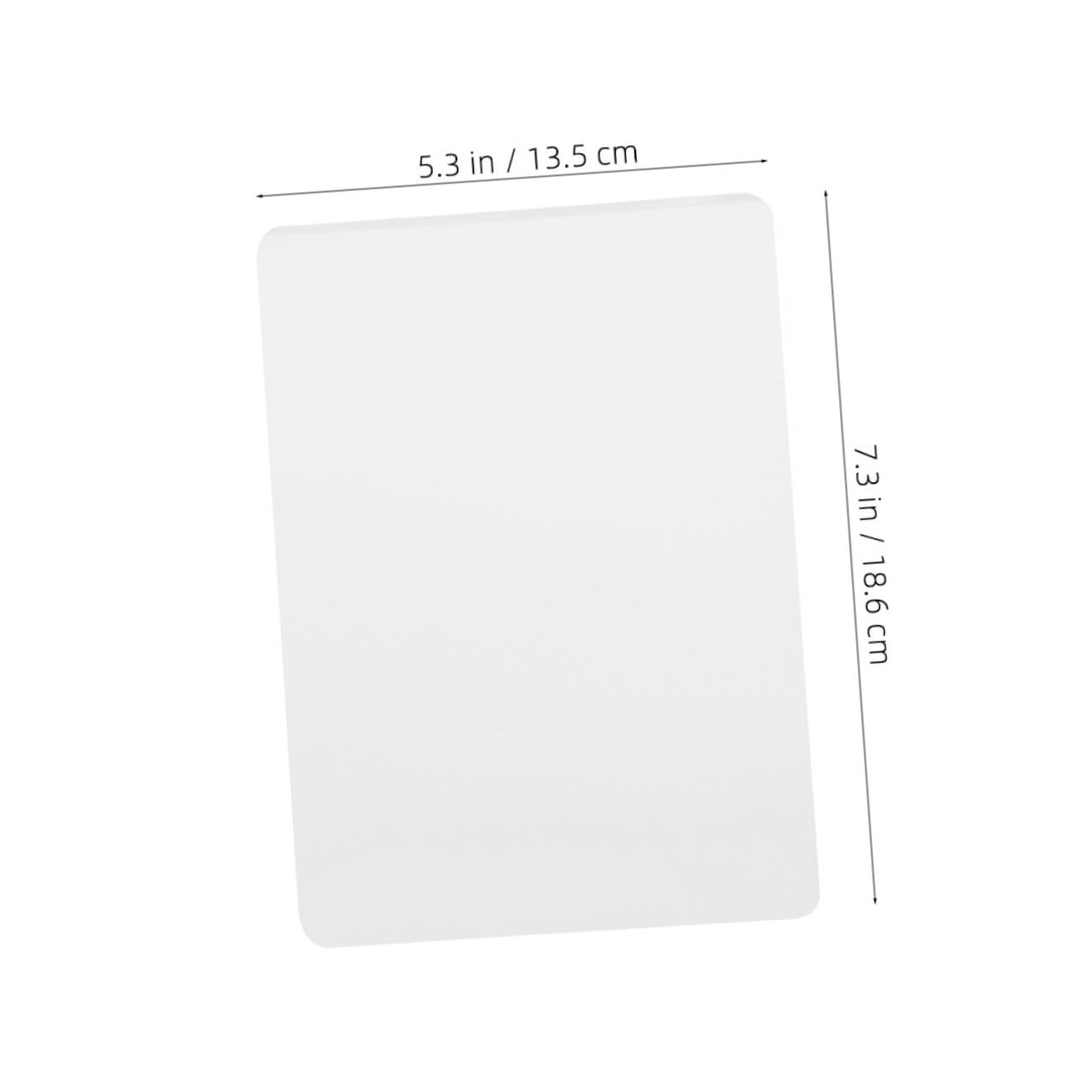 HOMSFOU 200 Blatt Laminierfolie 7 Zoll 7 Mil Transparent Glänzend Foto Schutzfolie Für Laminiergeräte Büro Präsentation
