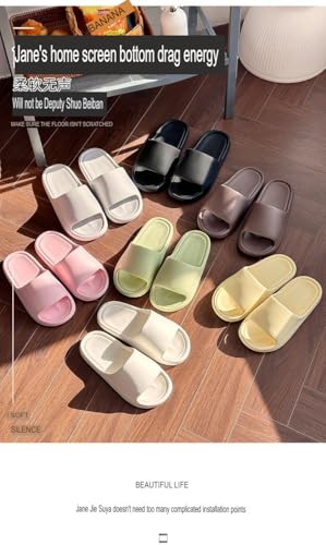 Image of DRUNKEN Slippers For Men Winter Sandals Casual Flats Home Footwear Man Girls Sliders Flip Flops Chappals Ladies Clogs Sleeper Slides Stylish Ortho Soft