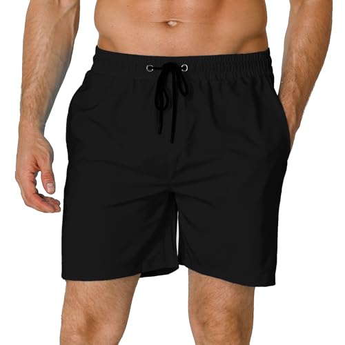 GINGTTO Men's Swim Trunks 5 Inch Iseam Quick Dry Bathing Suits for Men with Mesh Lining Beach - Main Image