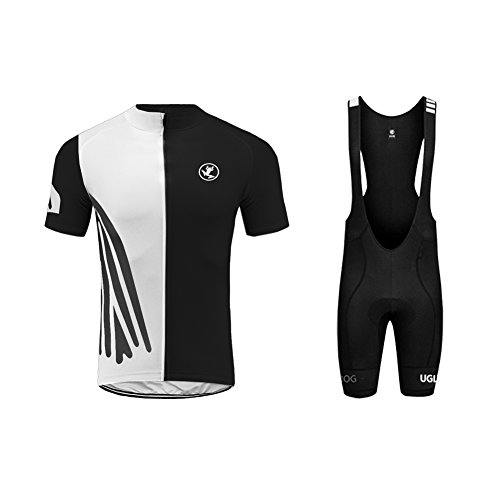 Future Sports Uglyfrog Designs Bike Wear Ropa Verano Conjunta de Ciclismo de Hombre - Ciclismo Maillot Jersey y Bib Pantalones Cortos Ropa de Bicicleta Secado Rápido Respirable Sudor-Que Absorbe