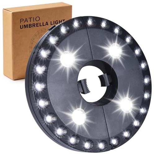 Lampes pour Parasol Patio Parapluie Light 3 Mode de...