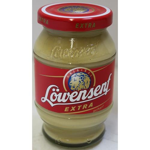 Löwensenf Original Extra scharf, confezione da 12 (12 x 250 ml)