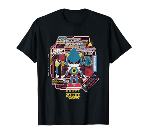 Sonic The Hedgehog Metal Sonic Vintage Kanji Poster T-Shirt