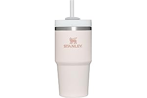 20 Ounce Stanley Quencher H2.0 FlowState Tumbler in Rose Quartz