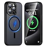 【MagSafe対応・マット質感】KWATUNG iPhone 15 Pro 用 ケース magsafe対応 米軍MIL規格 あいふおん 15 Pro 用 ケース マグネット搭載 マグセーフ対応 いphone15pro 用 スマホケース 薄型 耐衝撃 耐久性 傷防止 指紋防止 黄変防止 スマホケース iphone15 Pro 用 6.1インチ対応 半透明 マット仕上げ ブラック