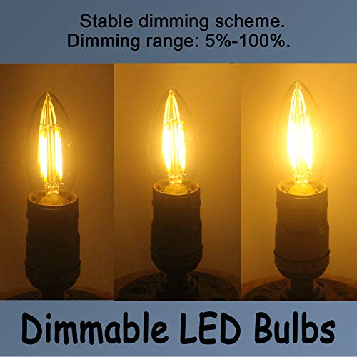 Lampadina a LED E14, luce bianca calda, 2700 K