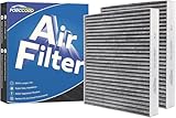 Forccord 2-Pack Cabin Air Filter Fits for Tesla S (Not for plaid) 2016-2025 2026 Activated Carbon