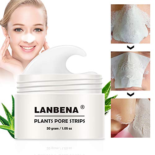 Mascarilla Exfoliante, Nariz Blackhead Remover Máscara, Tiras de Espinillas Deep Mascarilla Exfoliante Limpiadora contra Puntos Negros y Acné