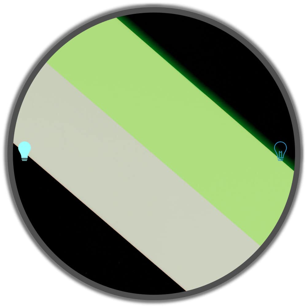 power Warnmarkierungsband, links, gelb nachleucht./schwarz, 5 cm, 16 m/Rolle aus Folie, Art.-Nr. 37971 | Warnband nachleuchtend | Warnband fluoreszierend | Nachleuchtendes Klebeband