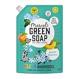 Marcel's Green Soap Farbwaschmittel Nachfüllbeutel Pfirsich & Jasmin - Nachfüllpackung – Farbige...