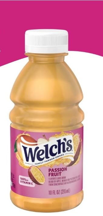 Welch's Passion Fruit Juice 10 Floz (Pack of 24)