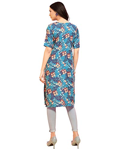 Image of Sanisa Women's Crepe Straight Kurta
