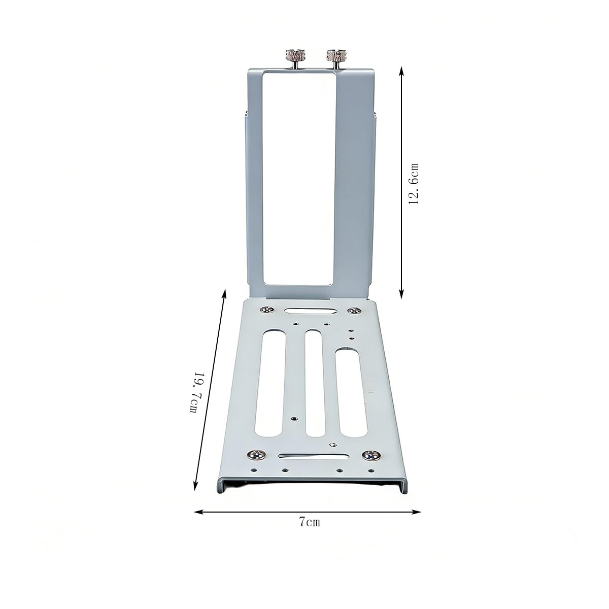 Soporte Vertical de Metal para GPU para Tarjetas gráficas en el chasis del Ordenador (Blanco)