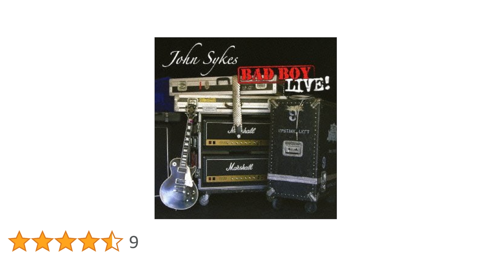 ジョン・サイクス / バッド・ボーイ・ライヴ! Bad Boy Live * by John Sykes (CD, Jan-2005, Jvc Victor) for